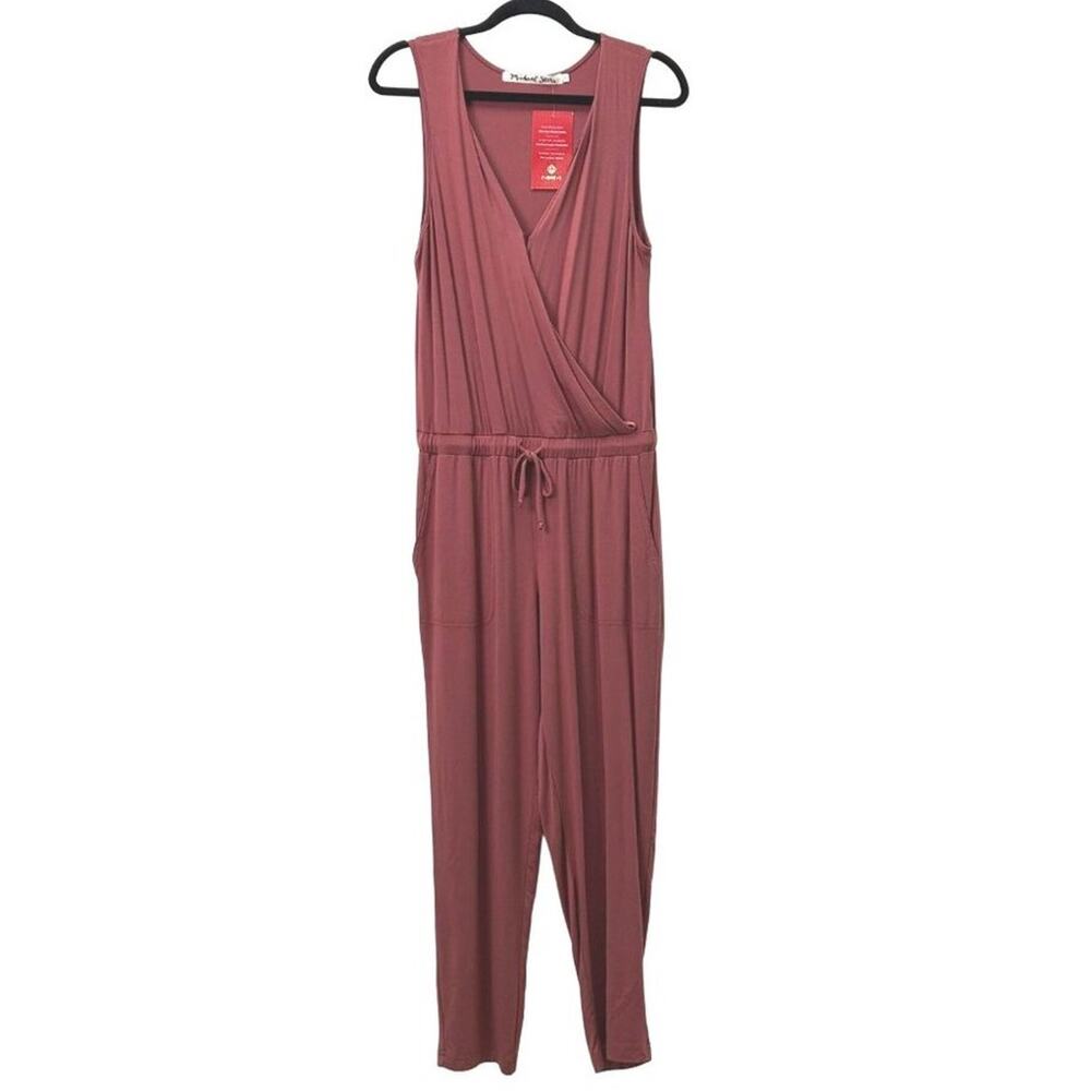NWT Michael Stars Dusty Rose Sleeveless Jumpsuit